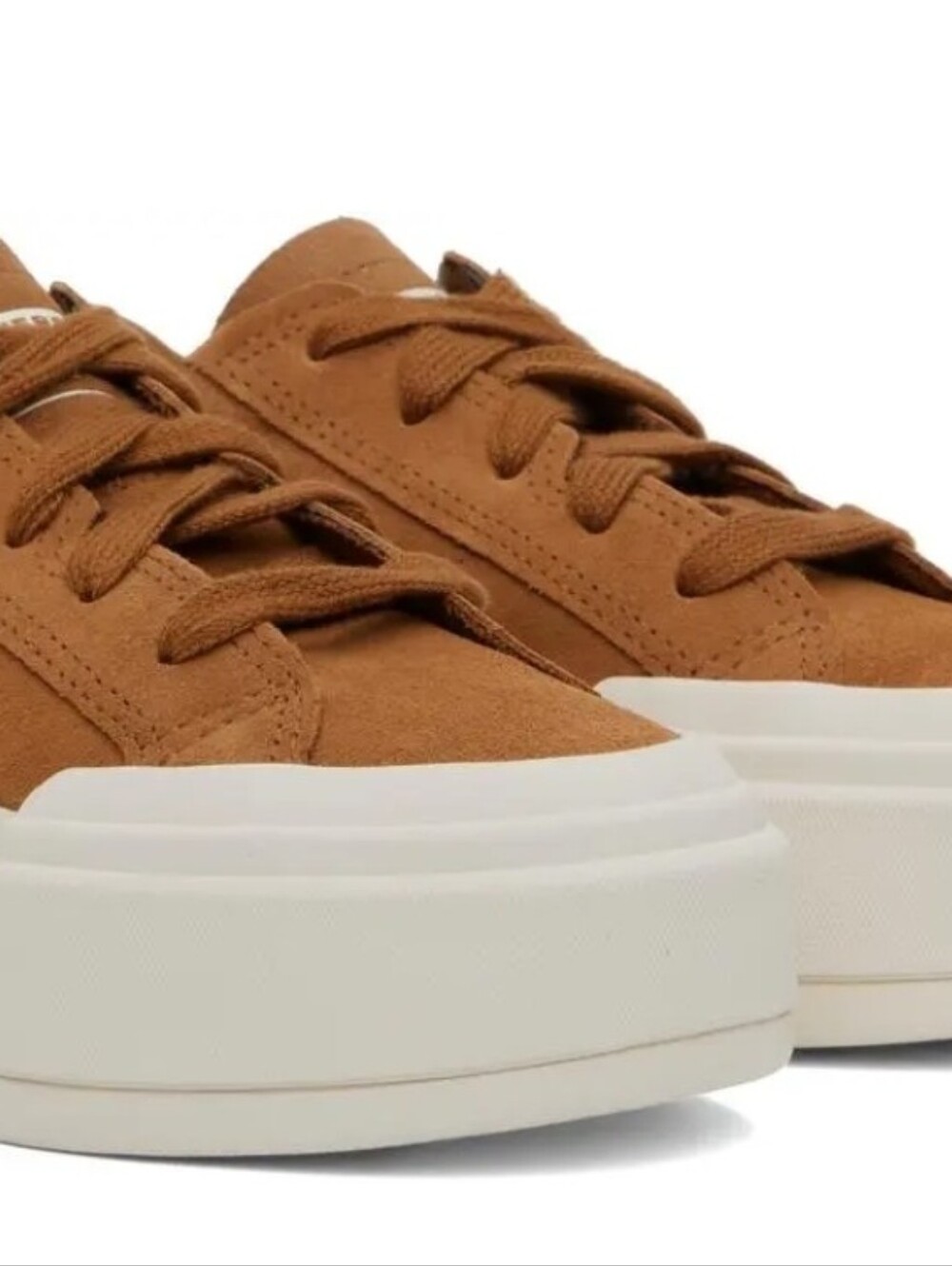 RARE Converse Cruise Low Warm Tan Suede Platform W6.5/M5 - Picture 5 of 7